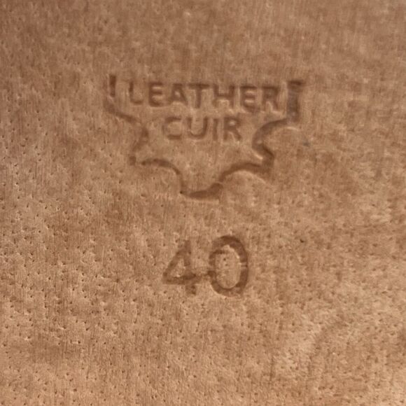 Free People Womens Size 40 Effie Leather Wooden Block Heeled Sandals in Taupe - Picture 6 of 7